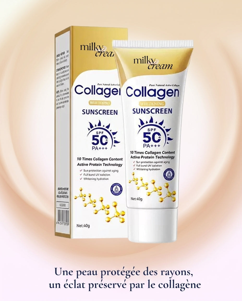 Crème solaire collagène SPF50+